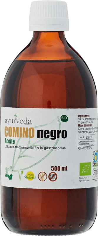 54,95 € Envío gratis | Aceite Vegetal Ayurveda España Bio — Biológico Botella Medium 50 cl Comino