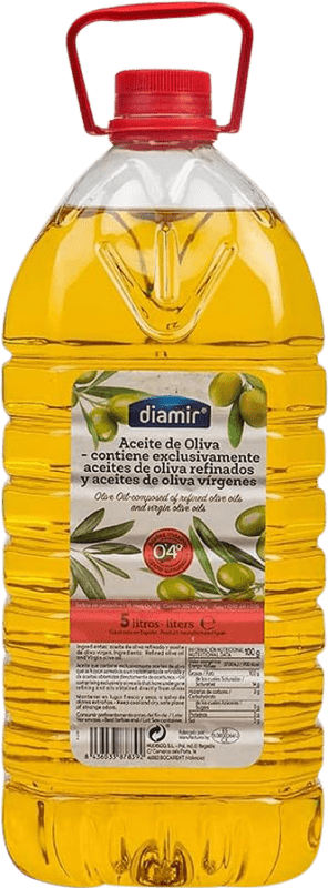 58,95 € Envio grátis | Azeite de Oliva Diamir Suave Espanha Garrafão 5 L