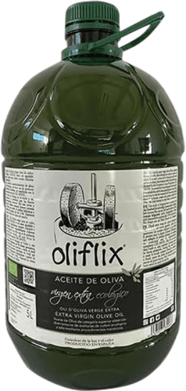86,95 € Envoi gratuit | Huile d'Olive Antonio Rey Solé Oliflix Virgen Extra Bio PET Catalogne Espagne Arbequina Eco Biologique Carafe 5 L