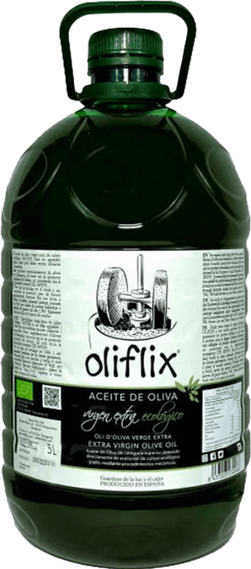 78,95 € 免费送货 | 橄榄油 Antonio Rey Solé Oliflix EVOO 特级初榨 加泰罗尼亚 西班牙 Arbequina — 阿贝基纳 Bio — 生态 有机 天然 塑料桶 5 L PET — 塑料