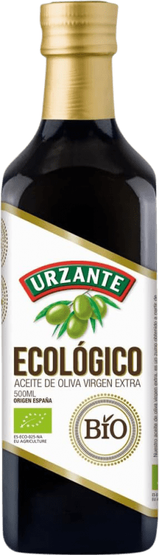 15,95 € Free Shipping | Olive Oil Urzante EVOO Extra Virgin Spain Eco — Organic Medium Bottle 50 cl