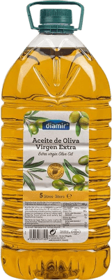 87,95 € Envío gratis | Aceite de Oliva Diamir Virgen Extra España Garrafa 5 L