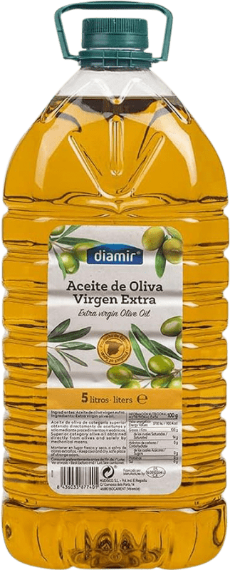 87,95 € Free Shipping | Olive Oil Diamir EVOO Extra Virgin Spain Jerrycan 5 L