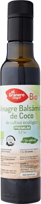6,95 € Kostenloser Versand | Essig El Granero Integral Balsamico — Balsamisch Spanien Bio — Nachhaltig Kleine Flasche 25 cl Coco — Kokosnuss