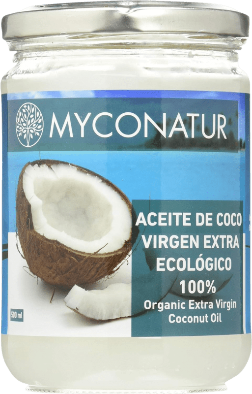 35,95 € Free Shipping | Vegetable Oil Mycofoods Spain Bio — Organic Medium Bottle 50 cl Coco — Coconut