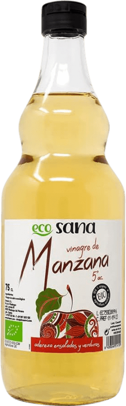 3,95 € Envío gratis | Vinagre Drasanvi Ecosana Manzana Bio Castilla y León España Ecológico Botella 75 cl