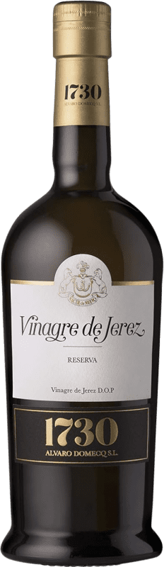 24,95 € Envio grátis | Vinagre Domecq 1730 Reserva D.O. Jerez-Xérès-Sherry Andaluzia Espanha Palomino Fino Meia Garrafa 37 cl