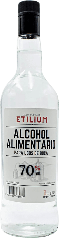 49,95 € Envio grátis | Licores Etilium. Alcohol Etílico Alimentario 70º Espanha Garrafa 1 L