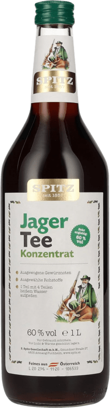 46,95 € Envío gratis | Licores Spitz Jagertee Austria Botella 1 L