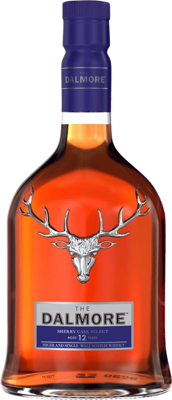 129,95 € 免费送货 | 调和威士忌 Dalmore Sherry Cask Finish — 橡木桶陈酿收尾, 甄选 英国 12 岁 70 cl