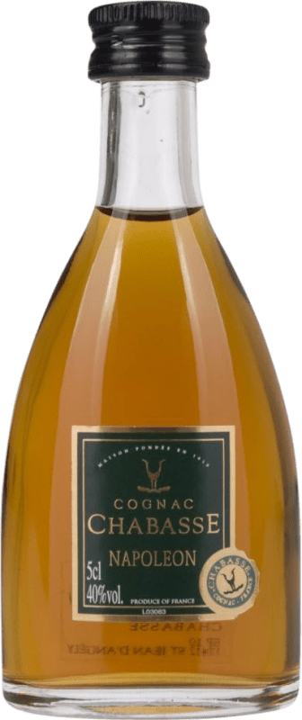 21,95 € Envoi gratuit | Cognac Chabasse Napoleon France 12 Ans Bouteille Miniature 5 cl