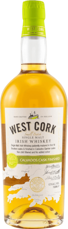 54,95 € Spedizione Gratuita | Whisky Single Malt West Cork Calvados Cask Finish — Affinamento in Botte Irlanda Bottiglia 70 cl