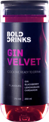 4,95 € 免费送货 | 调和剂 Mixer Bold Cocktail — 鸡尾酒, Verde — 绿色 西班牙 小瓶装 25 cl Gin — 杜松子酒, Cardamom — 豆蔻, Lemon — 柠檬, Blackberry — 黑莓