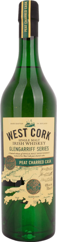 57,95 € Kostenloser Versand | Whiskey Single Malt West Cork Glengarriff Series Peat Charred Cask Irland Flasche 70 cl