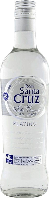 21,95 € Envoi gratuit | Rhum Santa Cruz Tenerife. Platino Espagne Bouteille 70 cl