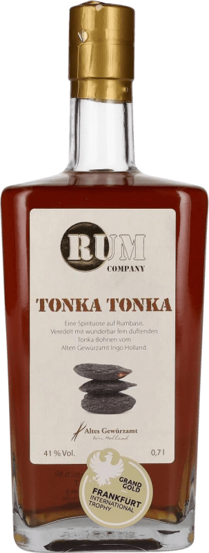 62,95 € Envio grátis | Rum The Rum Company Tonka Tonka Peru Garrafa 70 cl