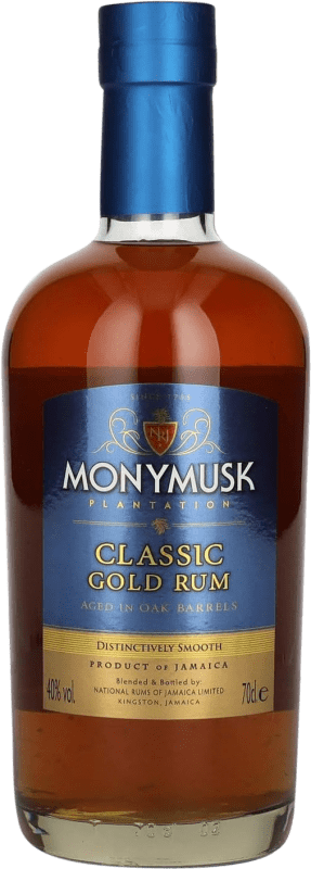 45,95 € Бесплатная доставка | Ром Monymusk Plantation Classic Gold Ямайка бутылка 70 cl