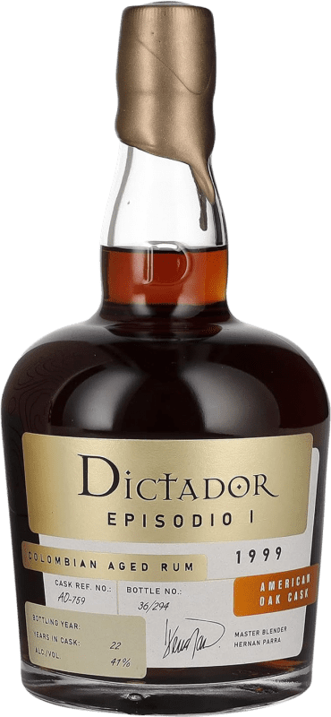 247,95 € 送料無料 | ラム Dictador Episodio I American Oak Cask コロンビア 22 年 ボトル 70 cl