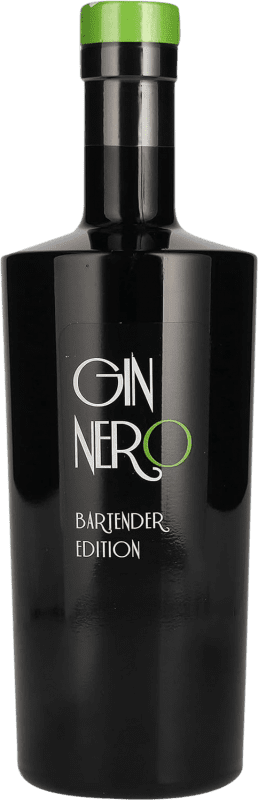 61,95 € Spedizione Gratuita | Gin Domenis 1898 Nero Bartender Edition Italia Bottiglia 70 cl