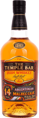 214,95 € 免费送货 | 威士忌单一麦芽威士忌 ‎The Temple Bar Malbec Cask 爱尔兰 14 岁 瓶子 70 cl