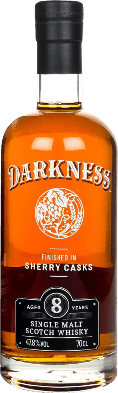 66,95 € 免费送货 | 威士忌单一麦芽威士忌 Darkness Sherry Casks 英国 8 岁 瓶子 70 cl