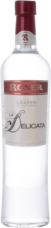 27,95 € Envío gratis | Grappa Roner La Delicata Italia 70 cl
