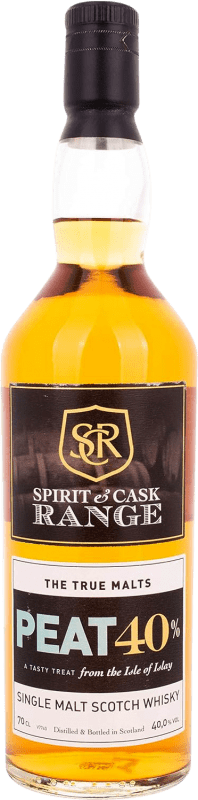 39,95 € 免费送货 | 单一麦芽威士忌 Spirit & Cask Whiskymax The True Malts Peated — 烟熏 英国 70 cl