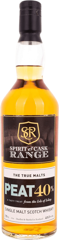 59,95 € Envio grátis | Whisky Single Malt Spirit & Cask Whiskymax The True Malts Peat Reino Unido Garrafa 70 cl