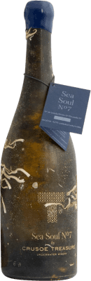 139,95 € 免费送货 | 白起泡酒 Crusoe Treasure Sea Soul Nº 7 Submarino Blanco 西班牙 Grenache White 瓶子 75 cl