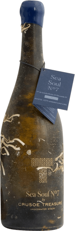 139,95 € 免费送货 | 白起泡酒 Crusoe Treasure Sea Soul Nº 7 Submarino Blanco 西班牙 Grenache White 瓶子 75 cl