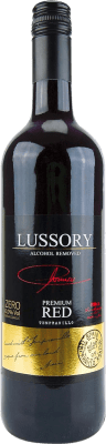 10,95 € Kostenloser Versand | Rotwein Lussory Premium Red Zero 0,0 Galizien Spanien Tempranillo Flasche 75 cl Alkoholfrei