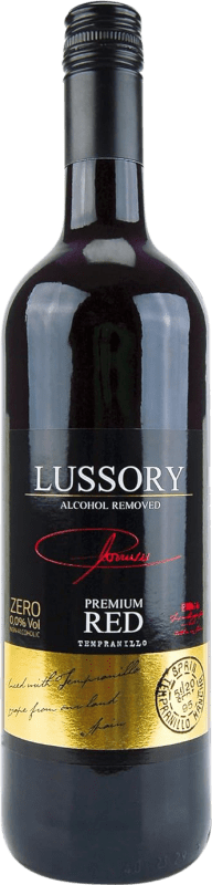 10,95 € Бесплатная доставка | Красное вино Lussory Premium Red Zero 0,0 Галисия Испания Tempranillo бутылка 75 cl