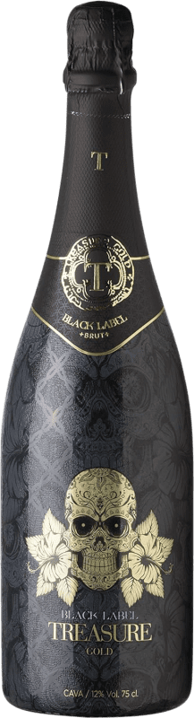 33,95 € Envoi gratuit | Blanc mousseux Treasure Gold Brut D.O. Penedès Catalogne Espagne Macabeo, Xarel·lo, Chardonnay, Parellada Bouteille 75 cl