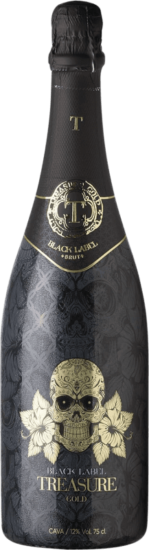 22,95 € Envío gratis | Espumoso Blanco Treasure Brut Gold — Edición Oro D.O. Penedès Cataluña España Macabeo, Xarel·lo, Chardonnay, Parellada Botella 75 cl