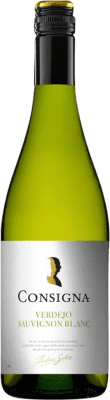 7,95 € Envio grátis | Vinho branco Félix Solís Consigna Verdejo Sauvignon Blanc Blanco Castela-Mancha Espanha Verdejo Garrafa 75 cl