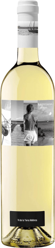 11,95 € Envio grátis | Vinho branco Susana Sempre Blanco Ilhas Baleares Espanha Viognier, Chardonnay, Prensal Blanco Garrafa 75 cl