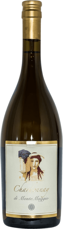 31,95 € Бесплатная доставка | Белое вино Montemaggio Blanco Ecológico сухой I.G.T. Toscana Тоскана Италия Chardonnay бутылка 75 cl