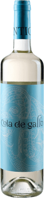 19,95 € Envío gratis | Vino blanco Antigva Cola de Gallo Blanco Semi-Seco Semi-Dulce España Airén Botella 75 cl