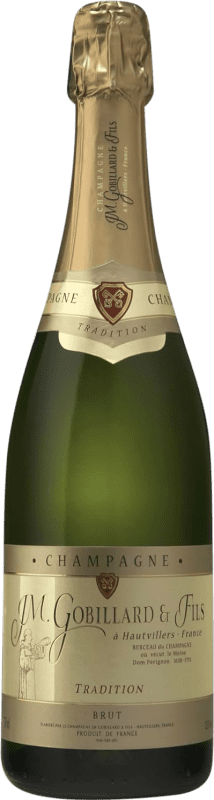 51,95 € Envoi gratuit | Vin Mousseux Blanc JM. Gobillard Brut Traditionnelle A.O.C. Champagne Champagne France Pinot Noir, Chardonnay, Pinot Meunier Bouteille 75 cl