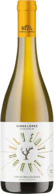 9,95 € Free Shipping | White Wine Vinos López Ventilador I.G.P. Vino de la Tierra de Valdejalón Aragon Spain Garnacha — Grenache, Macabeo 75 cl
