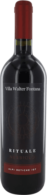 红酒 Villa Walter Fontana Alpi Rituale Rojo I.G.T. Terrazze Retiche 意大利 Nebbiolo 瓶子 75 cl