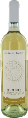29,95 € Envío gratis | Vino Blanco Villa Walter Fontana Memore Chardonnay & Sauvignon Blanc Superiore — Superior D.O.C. Valtellina Italia Chardonnay, Sauvignon 75 cl
