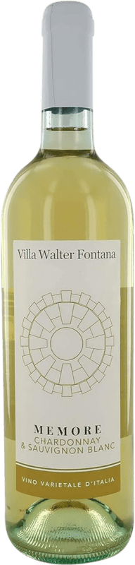 29,95 € Бесплатная доставка | Белое вино Villa Walter Fontana Memore Chardonnay & Sauvignon Blanc D.O.C.G. Valtellina Superiore Италия Chardonnay, Sauvignon White бутылка 75 cl