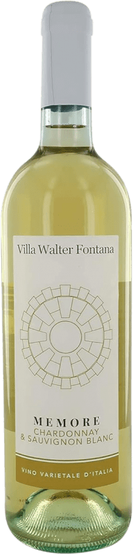 29,95 € Бесплатная доставка | Белое вино Villa Walter Fontana Memore Chardonnay & Sauvignon Blanc Высший D.O.C. Valtellina Италия Chardonnay — Шардоне, Sauvignon — Совиньон Бутылка 75 cl