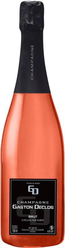 57,95 € Бесплатная доставка | Розовое игристое вино Gaston Declos Terroir Kimméridgien Brut — брют Rosé — Розе A.O.C. Champagne шампанское Франция Chardonnay — Шардоне, Pinot Blanc — Пино Блан 75 cl