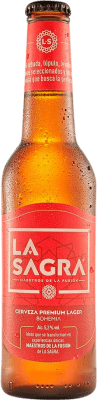 41,95 € 送料無料 | 24個入りボックス ビール La Sagra Lager Estilo Pilsner Premium スペイン 3分の1リットルのボトル 33 cl