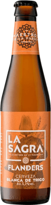 41,95 € Envoi gratuit | Boîte de 12 unités Bière La Sagra Flanders Estilo Blanca de Trigo Espagne Bouteille Tiers 33 cl