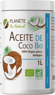 27,95 € Spedizione Gratuita | Olio da Cucina Planète au Naturel Coco Virgen Orgánico Sri Lanka Bottiglia 1 L