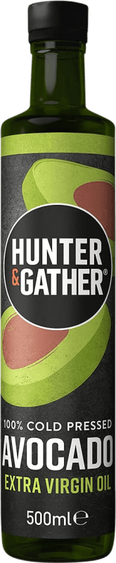 33,95 € Envío gratis | Aceite de Cocina Hunter & Gather Aguacate Virgen Extra sin Refinar Reino Unido Botella Medium 50 cl