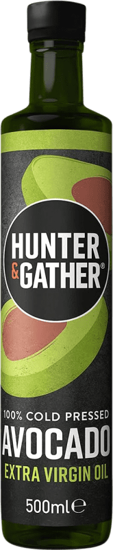 42,95 € Envío gratis | Aceite Vegetal Hunter & Gather Virgen Reino Unido Botella Medium 50 cl Aguacate